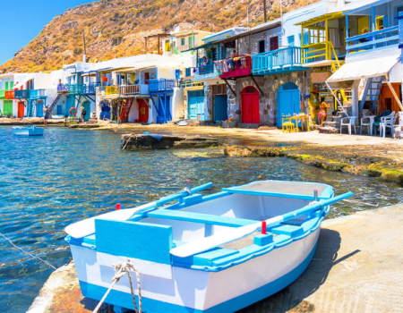 Athens-Santorini-Milos, Greece